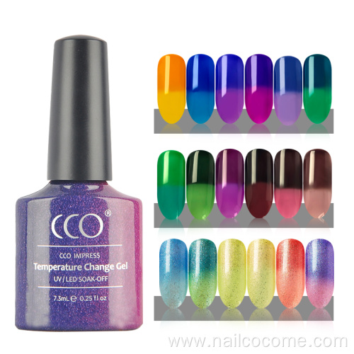 Amazon hot sale temperature change holographic nail polish made in poland products